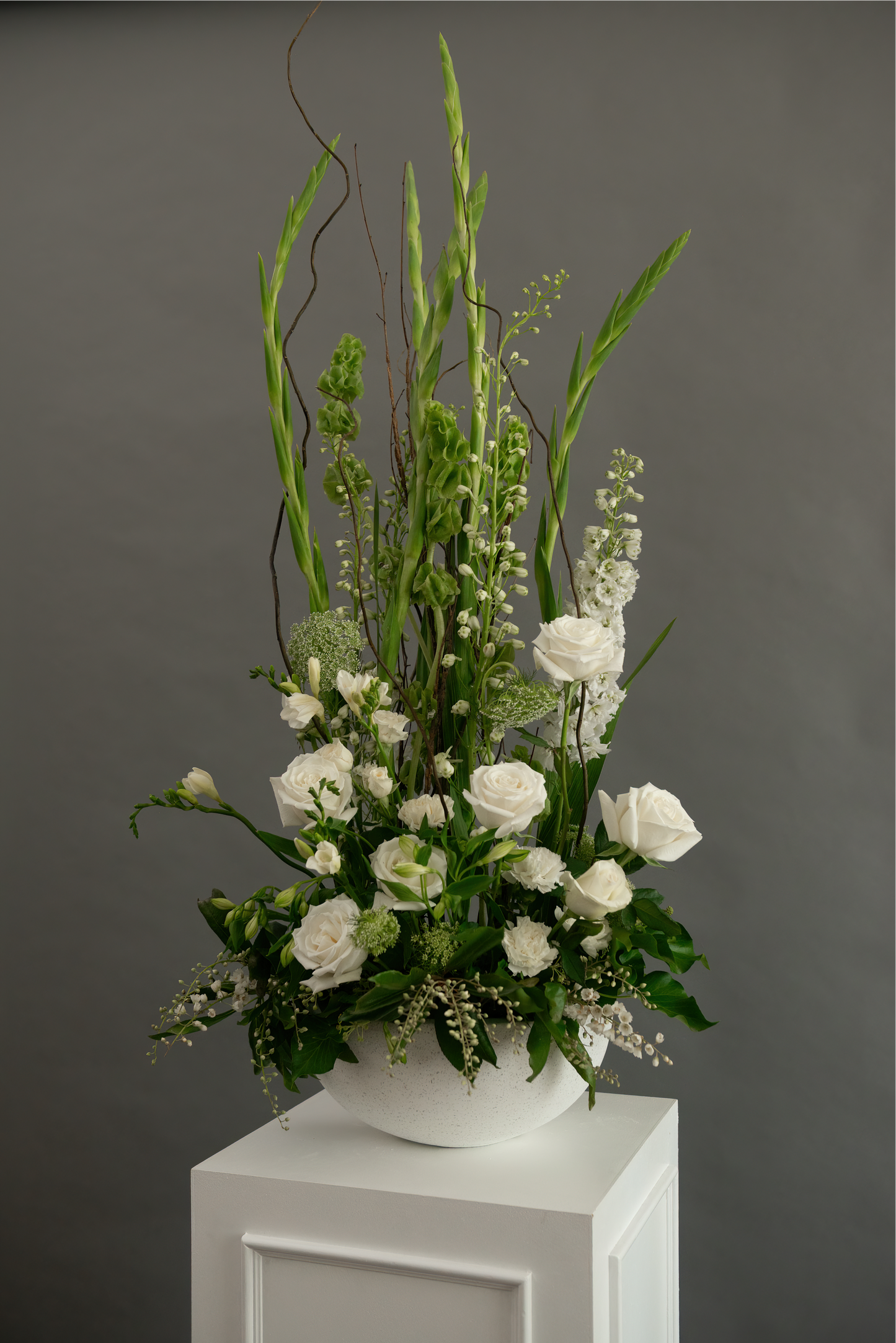 White Ceremony Display Arrangement