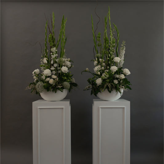 White Ceremony Arrangement Set