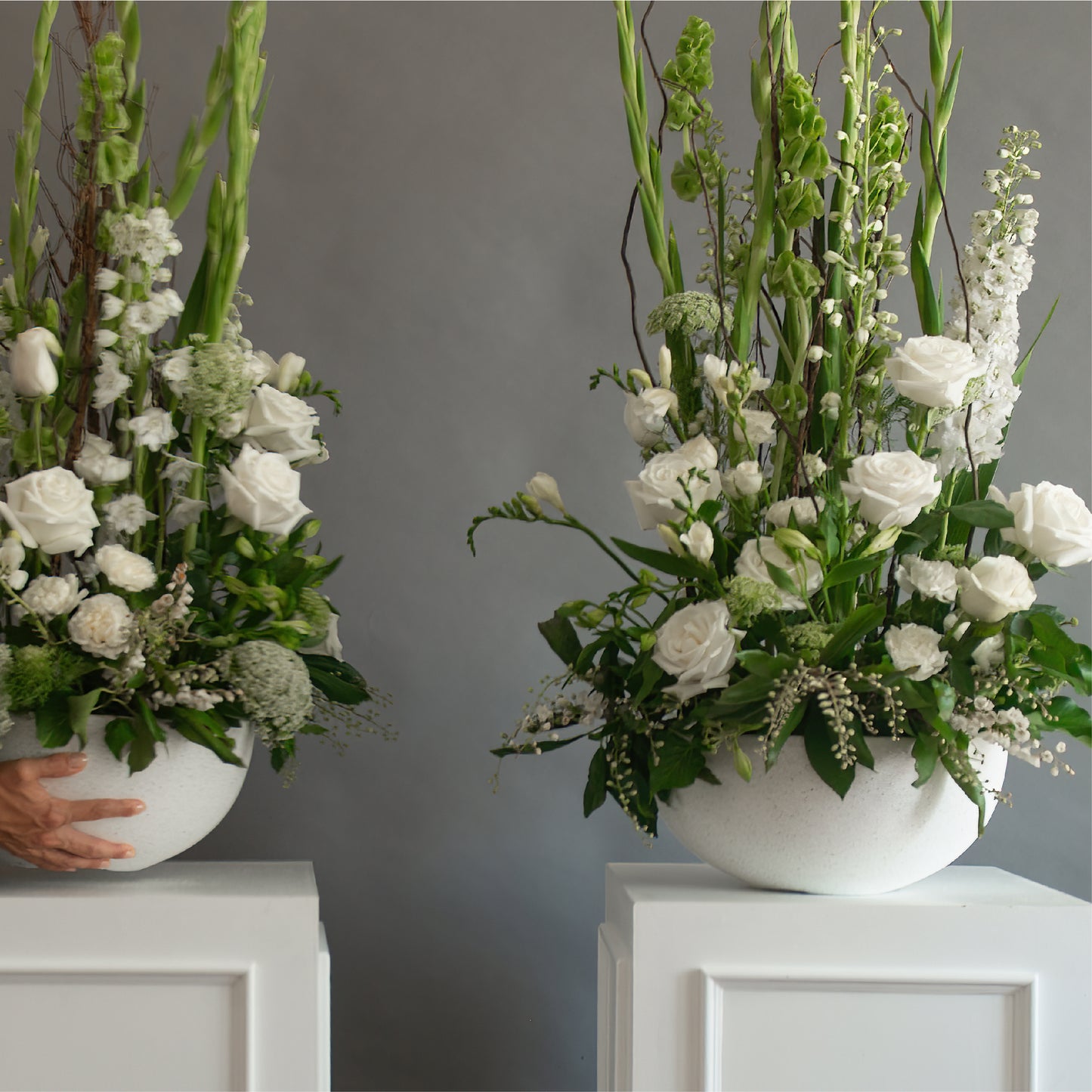 White Ceremony Arrangement Set