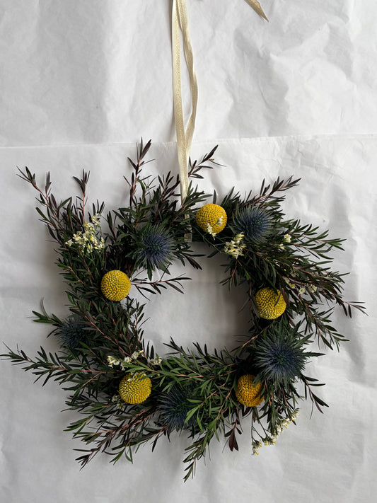 Naturally Dried Flowers Wreath
