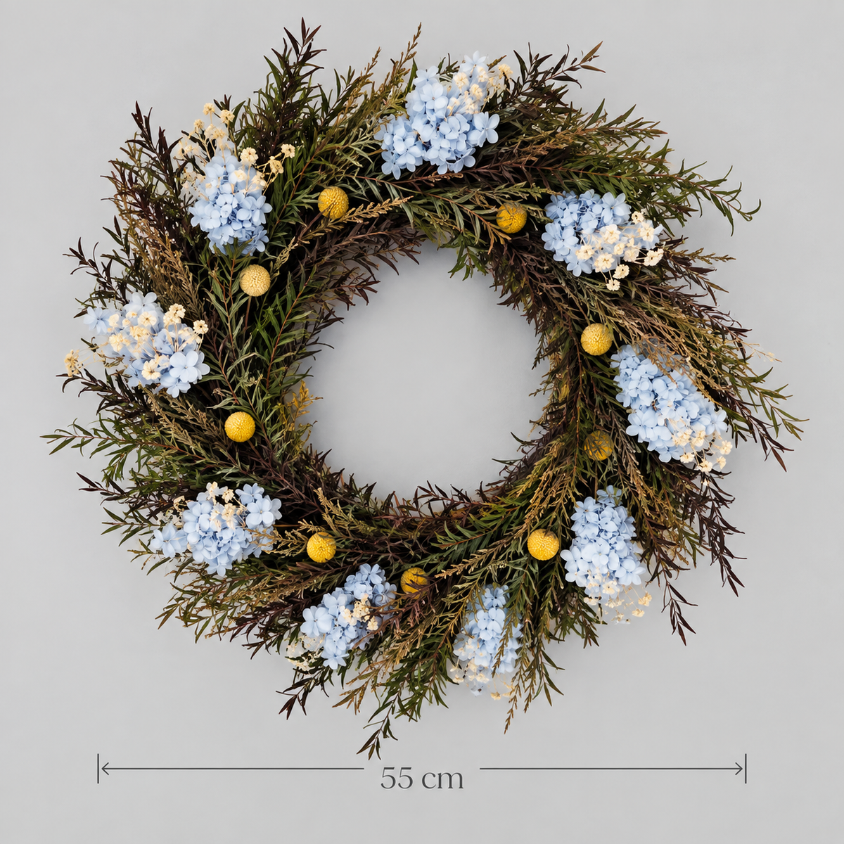 Naturally Dried Flowers Wreath
