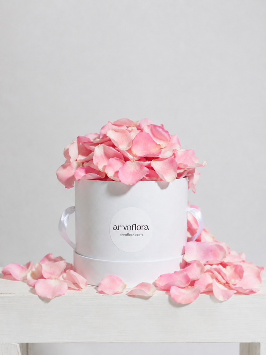 Natural Pink Rose Petals Box