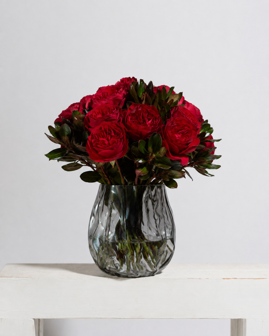 Red Roses Vase Posy