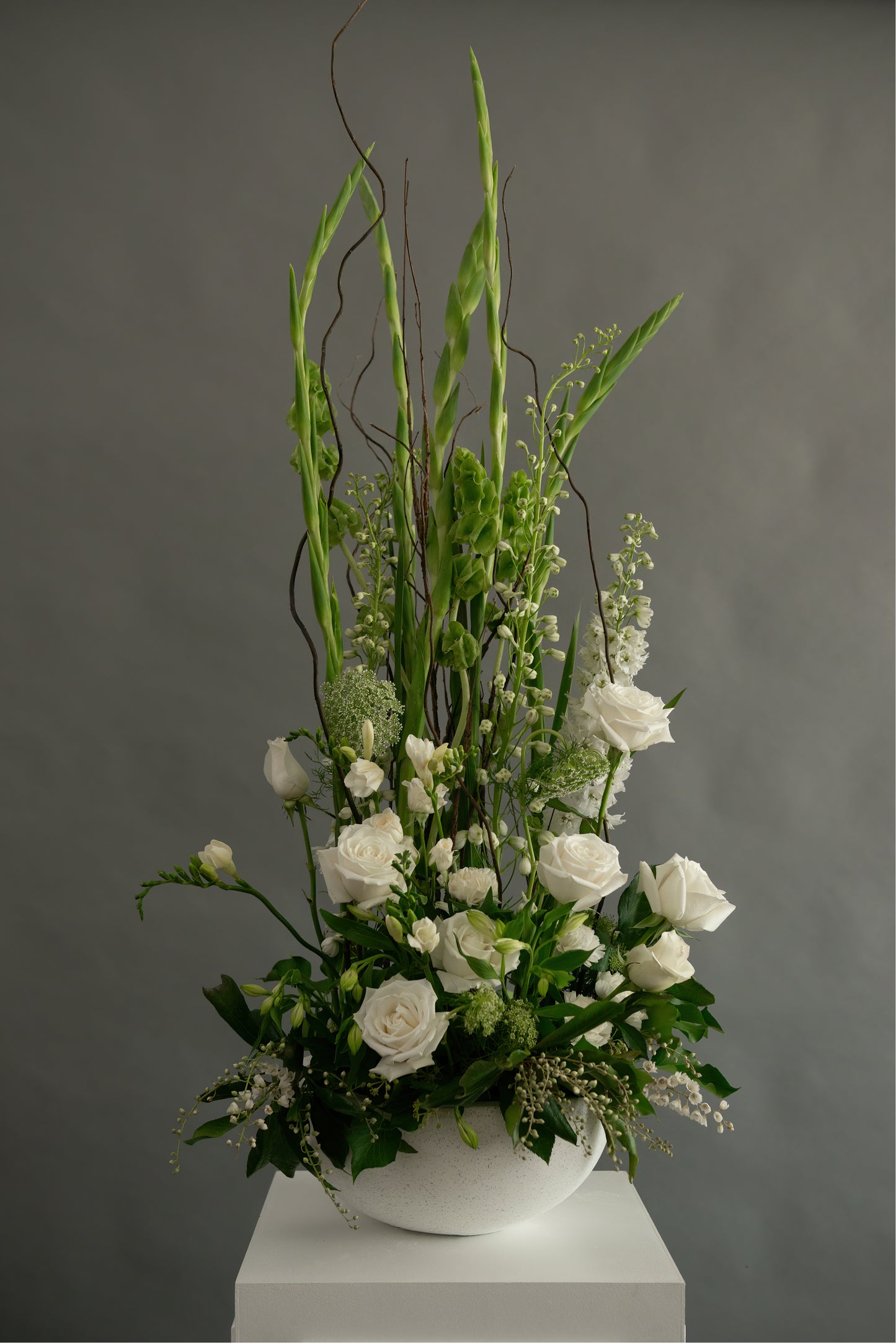 White Ceremony Display Arrangement